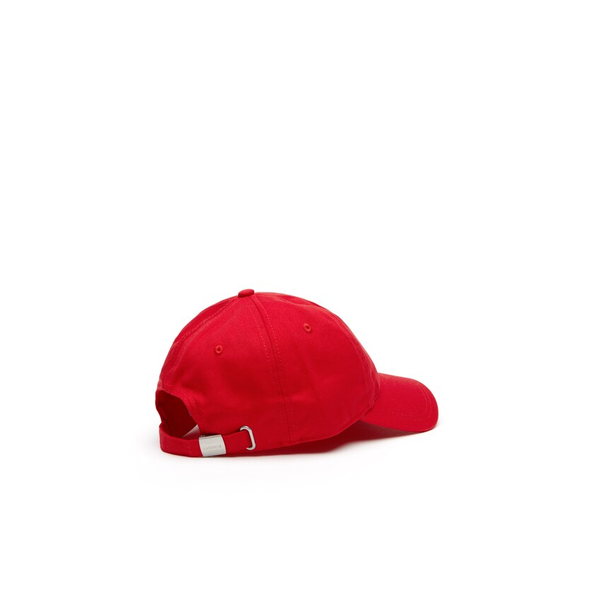 Gorras Lacoste Hombre Rojos Embroidered Crocodile Cotton XR4-45204O1
