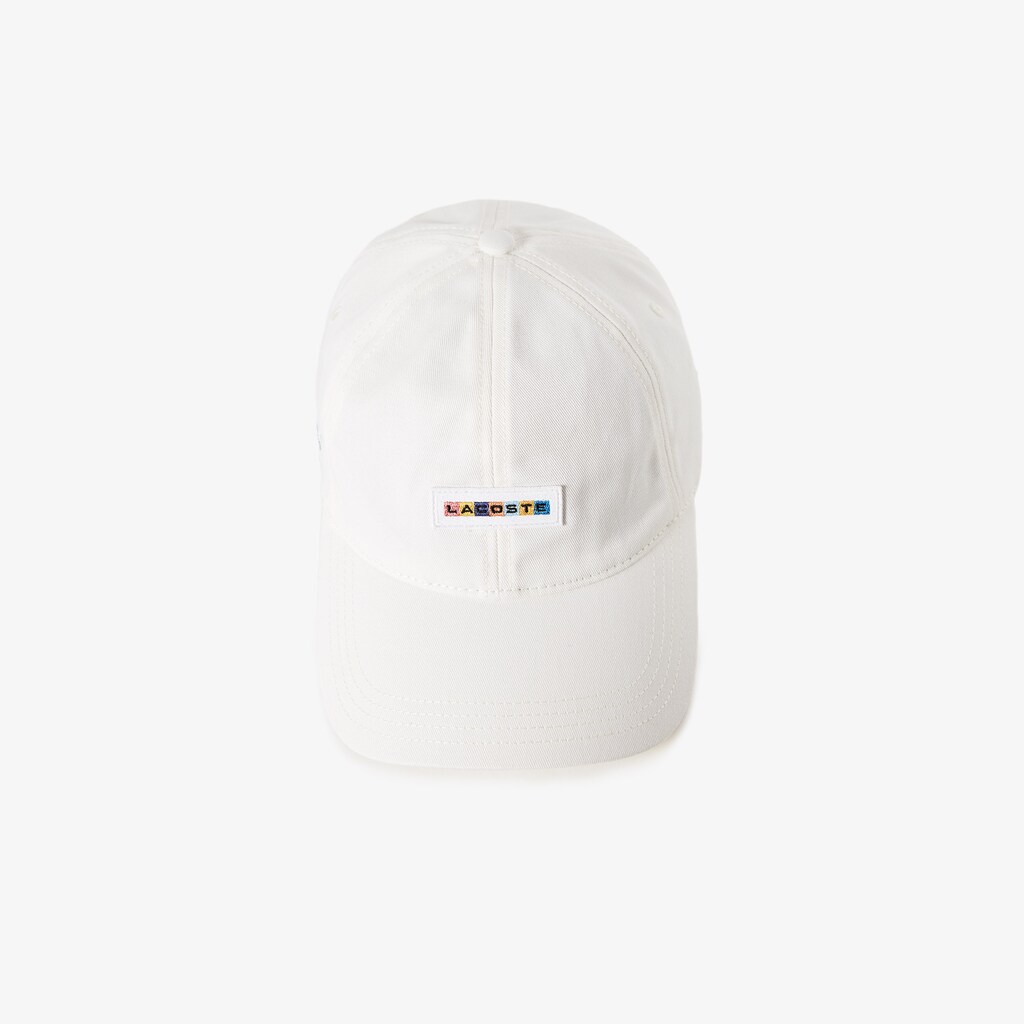 Gorras Lacoste Multicolor-Logo Cotton Hombre Blancos | GX7-70747M8