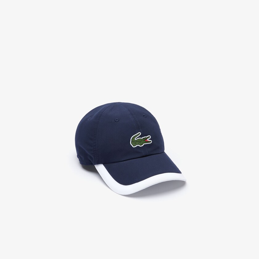 Gorras Lacoste Hombre Azul Marino Azules Blancos SPORT Contrast Border Lightweight MW1-56675Q7