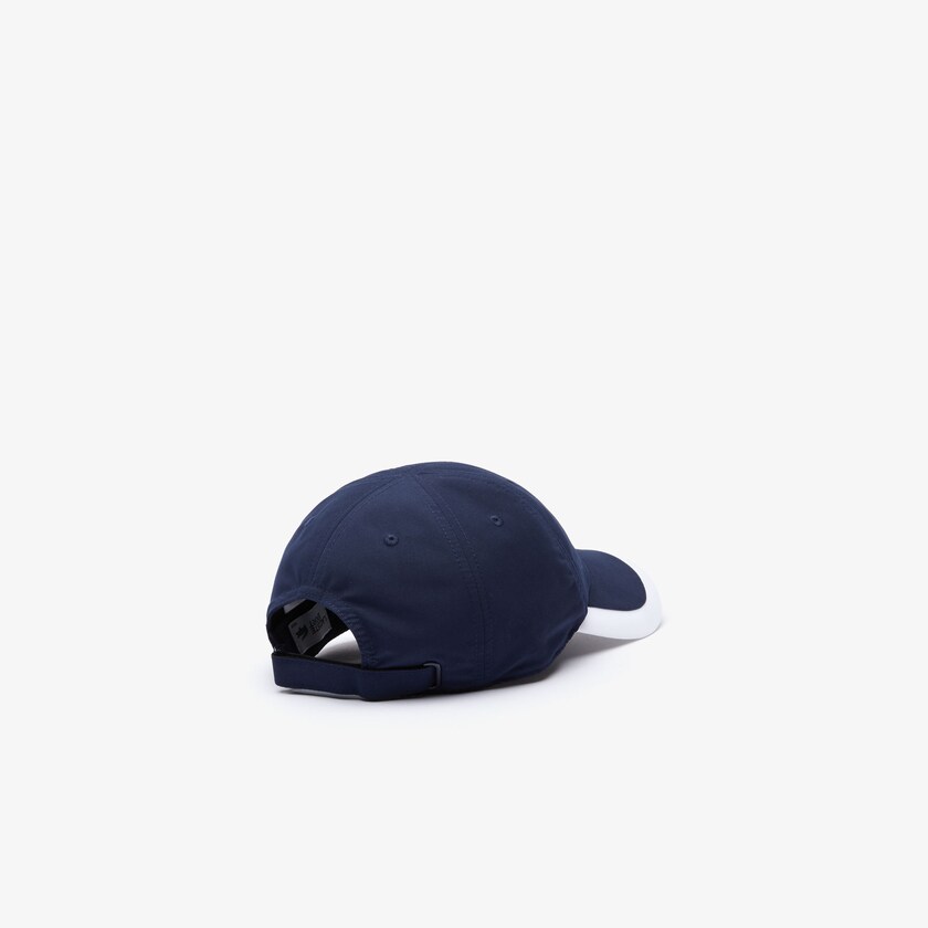 Gorras Lacoste Hombre Azul Marino Azules Blancos SPORT Contrast Border Lightweight MW1-56675Q7
