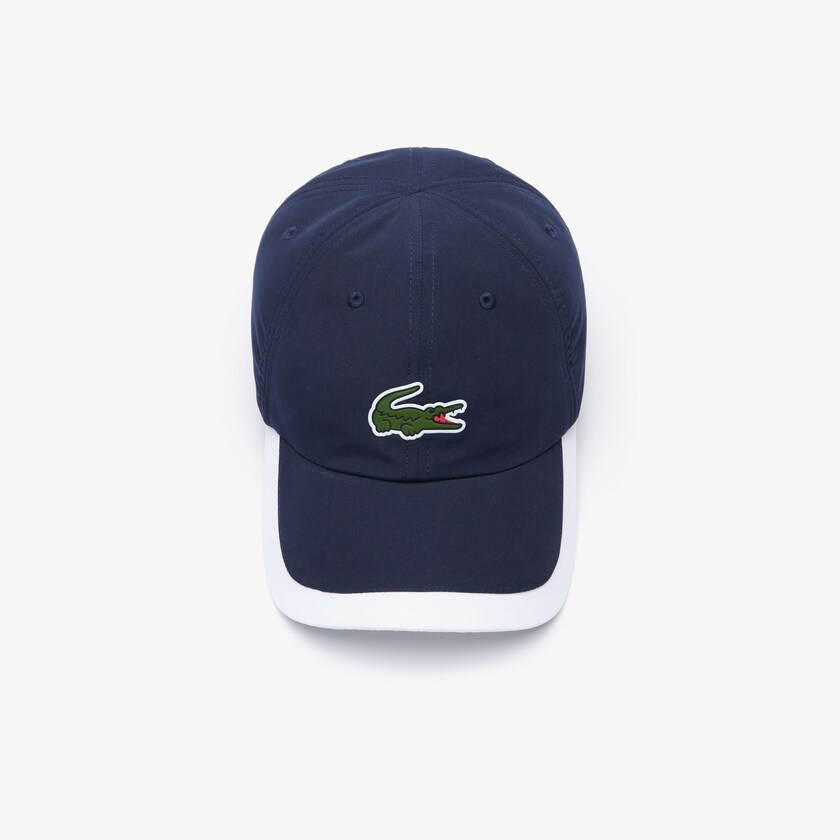 Gorras Lacoste Hombre Azul Marino Azules Blancos SPORT Contrast Border Lightweight MW1-56675Q7