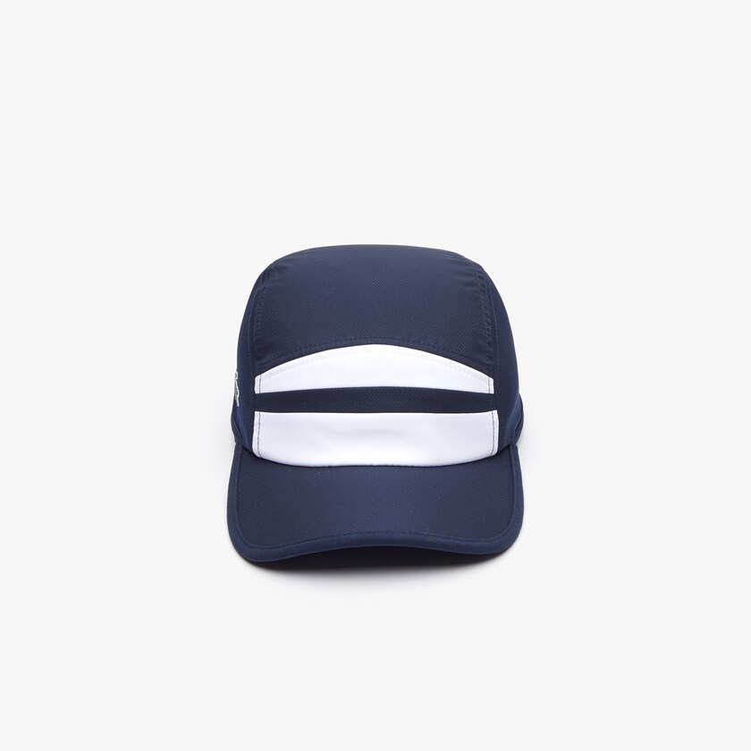 Gorras Lacoste SPORT Lightweight Colorblock Tennis Hombre Azul Marino Azules Blancos Azul Marino Azules | YG3-90389Q9