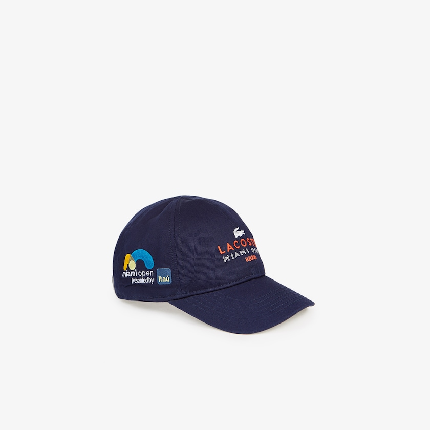 Gorras Lacoste SPORT Miami Open Cotton Hombre Azul Marino Azules Naranjas Blancos | LX9-69986L4
