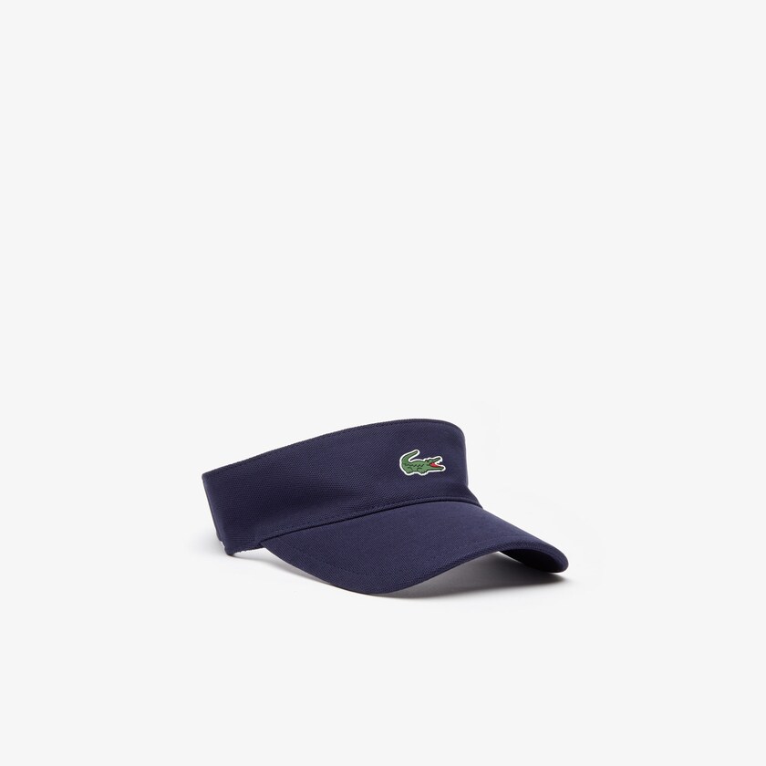 Gorras Lacoste SPORT Piqué And Fleece Tennis Visor Hombre Azul Marino Azules | VU3-61086M2