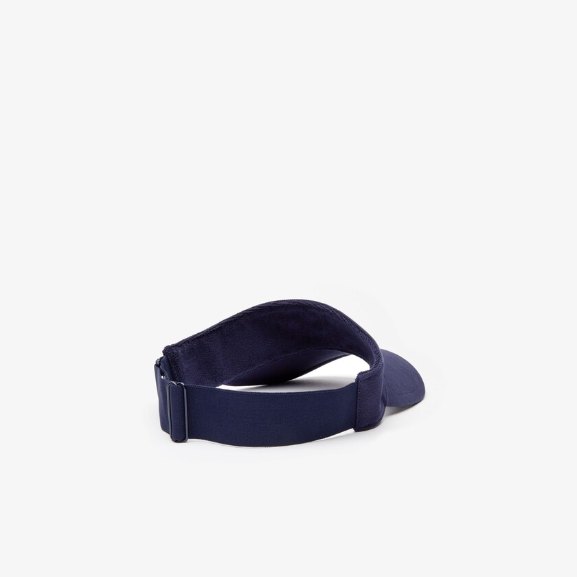 Gorras Lacoste SPORT Piqué And Fleece Tennis Visor Hombre Azul Marino Azules | VU3-61086M2