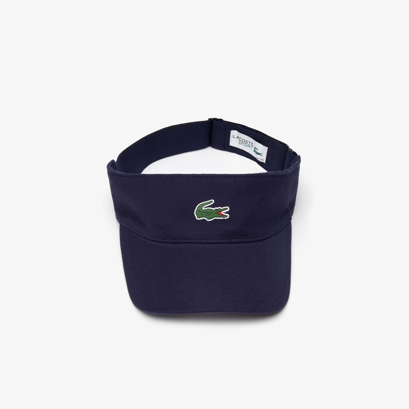 Gorras Lacoste SPORT Piqué And Fleece Tennis Visor Hombre Azul Marino Azules | VU3-61086M2