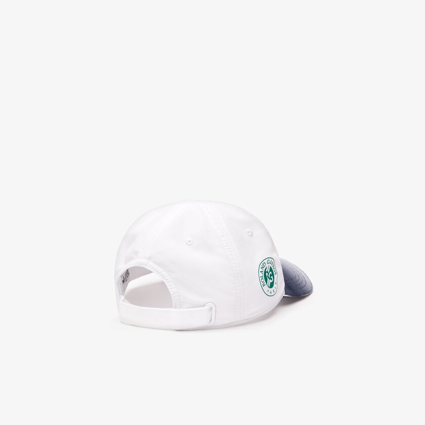 Gorras Lacoste SPORT Roland Garros Ombré Hombre Blancos Azul Marino Azules | DK4-09470A7