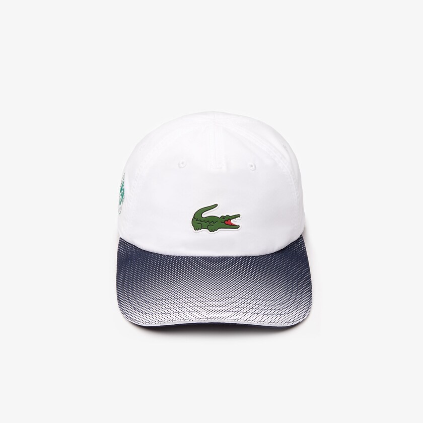 Gorras Lacoste SPORT Roland Garros Ombré Hombre Blancos Azul Marino Azules | DK4-09470A7