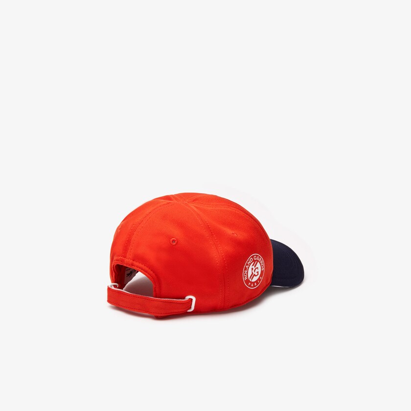 Gorras Lacoste SPORT Roland Garros Two-Tone Piqué Hombre Rojos Azul Marino Azules Blancos | VG9-76457A2