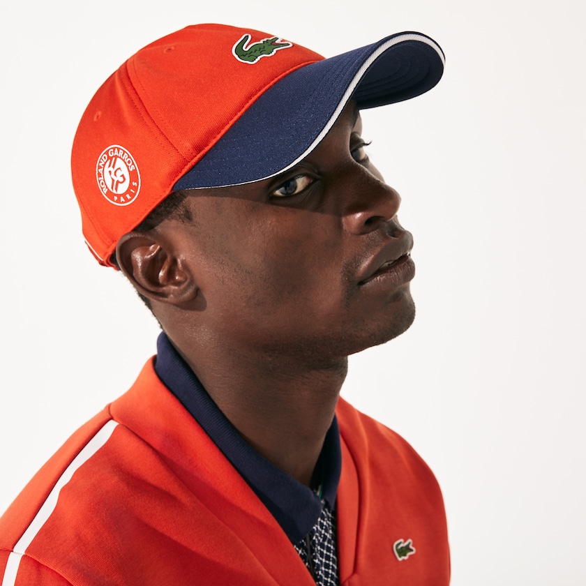 Gorras Lacoste SPORT Roland Garros Two-Tone Piqué Hombre Rojos Azul Marino Azules Blancos | VG9-76457A2