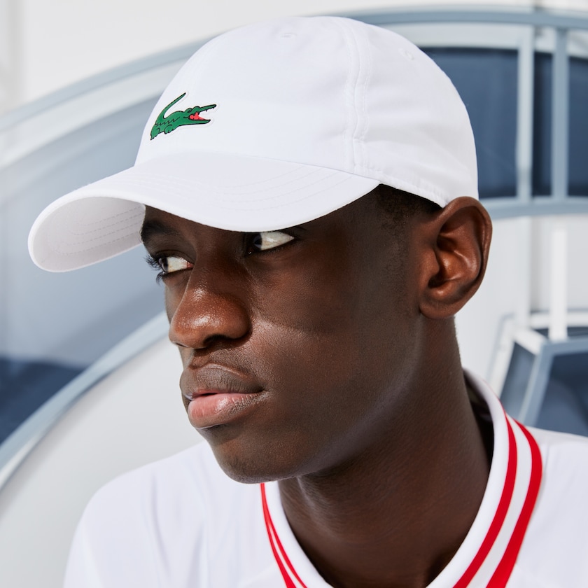Gorras Lacoste SPORT x Novak Djokovic Microfiber Hombre Blancos | DN1-17411Q7