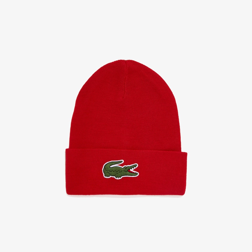 Gorras Lacoste Wool Blend Knit Hombre Rojos | RK6-80948X1