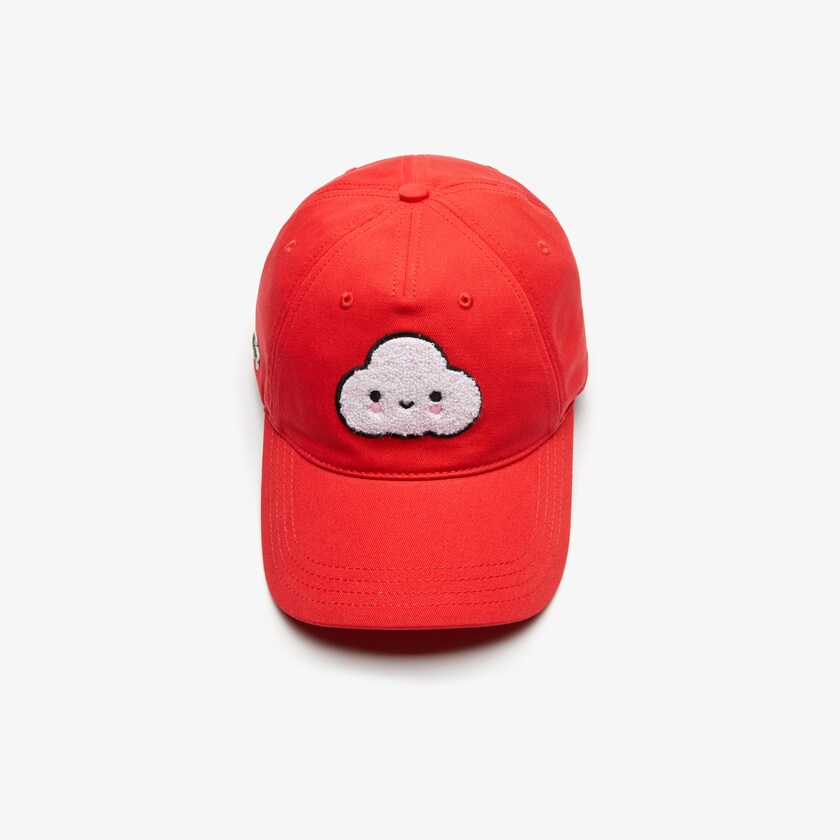 Gorras Lacoste x FriendsWithYou Cotton Print Hombre Rojos | HW0-21032B5