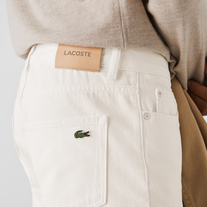 Jeans Lacoste Slim-Fit Colored Hombre Blancos | MQ8-07840D7