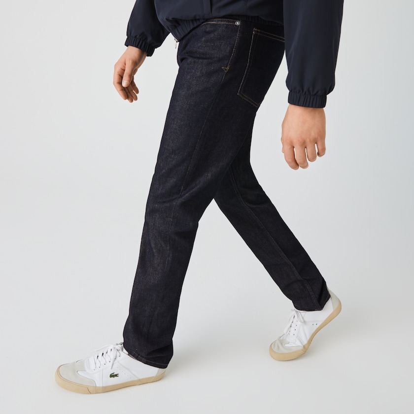 Jeans Lacoste Slim Fit Stretch Denim 5-Pocket Hombre Azules | DF6-37623O6