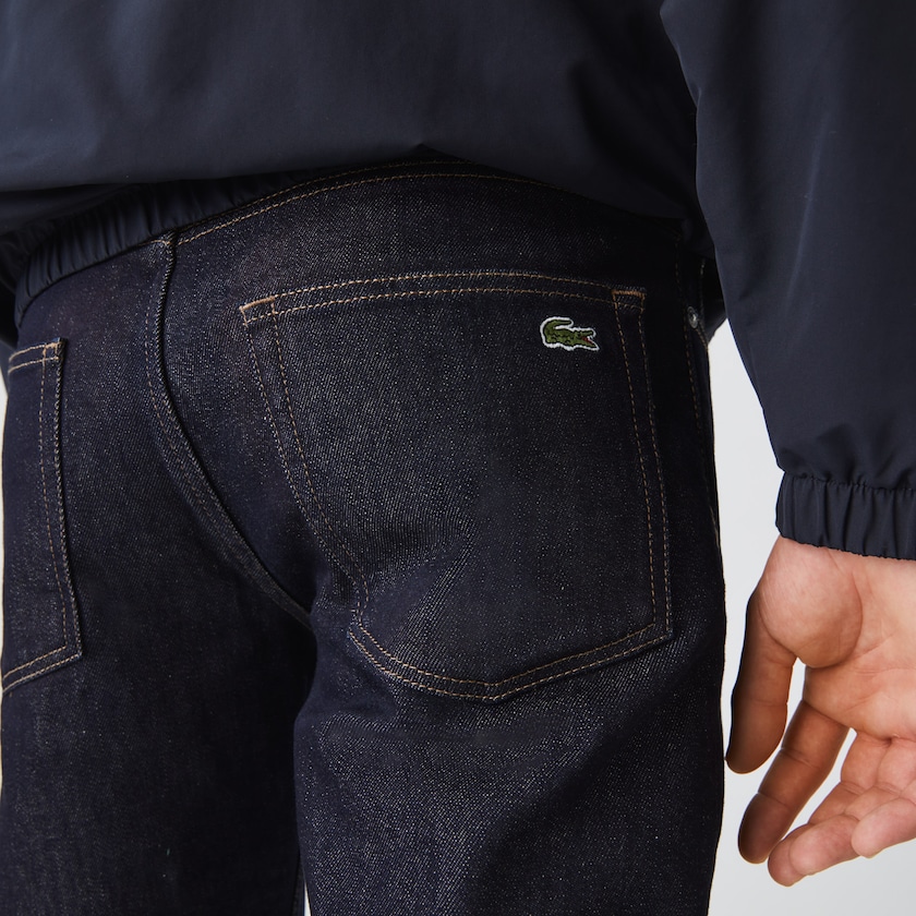 Jeans Lacoste Slim Fit Stretch Denim 5-Pocket Hombre Azules | DF6-37623O6