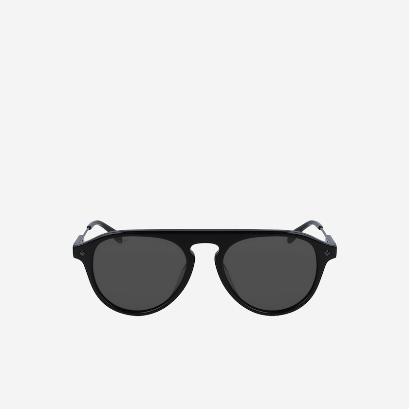 Lentes de Sol Lacoste Oval Acetate One Top Bridge Hombre Negros | OG9-95719L2