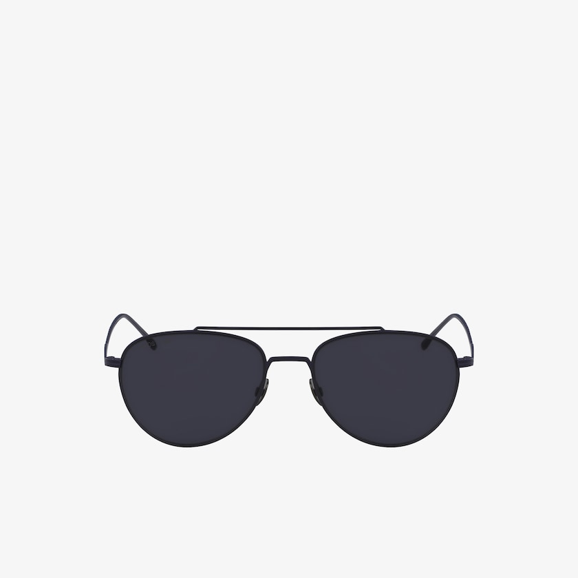 Lentes de Sol Lacoste Pilot Shape Metal Ultra-Thin Mujer Azules | MV2-17811N8