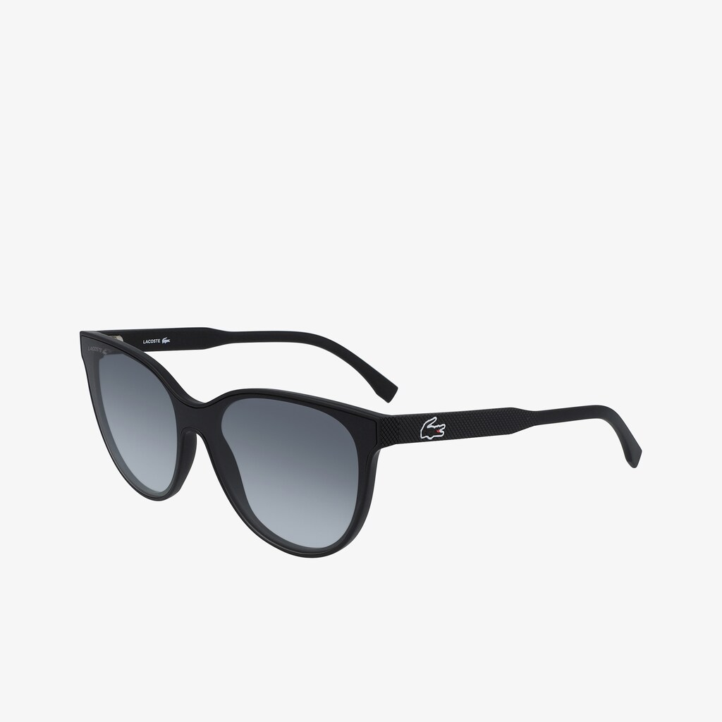 Lentes de Sol Lacoste Shield Plastic L.12.12 Mujer Negros | XJ9-62306N9