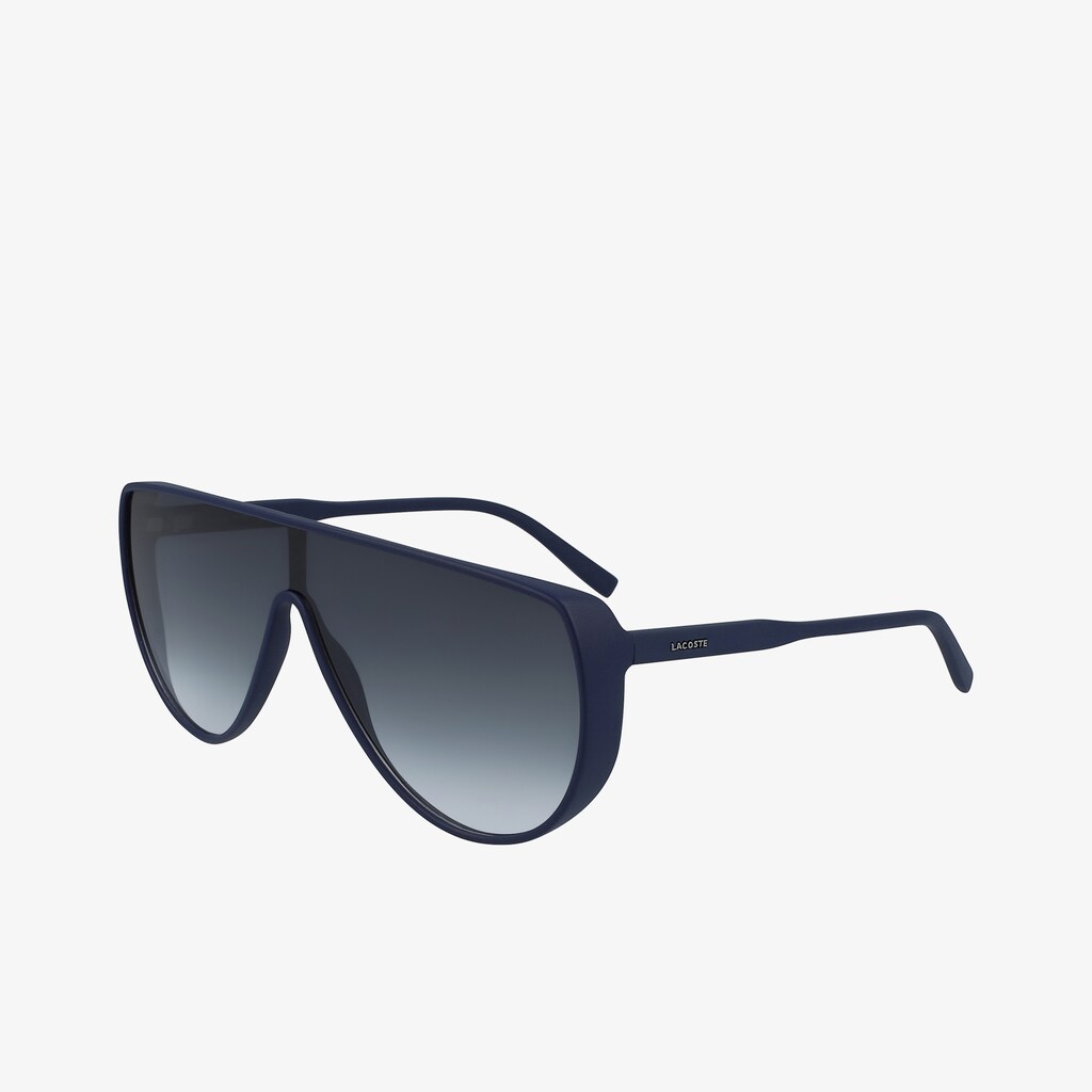 Lentes de Sol Lacoste Shield Plastic Sport-Inspired Hombre Azules | MZ0-53065E3