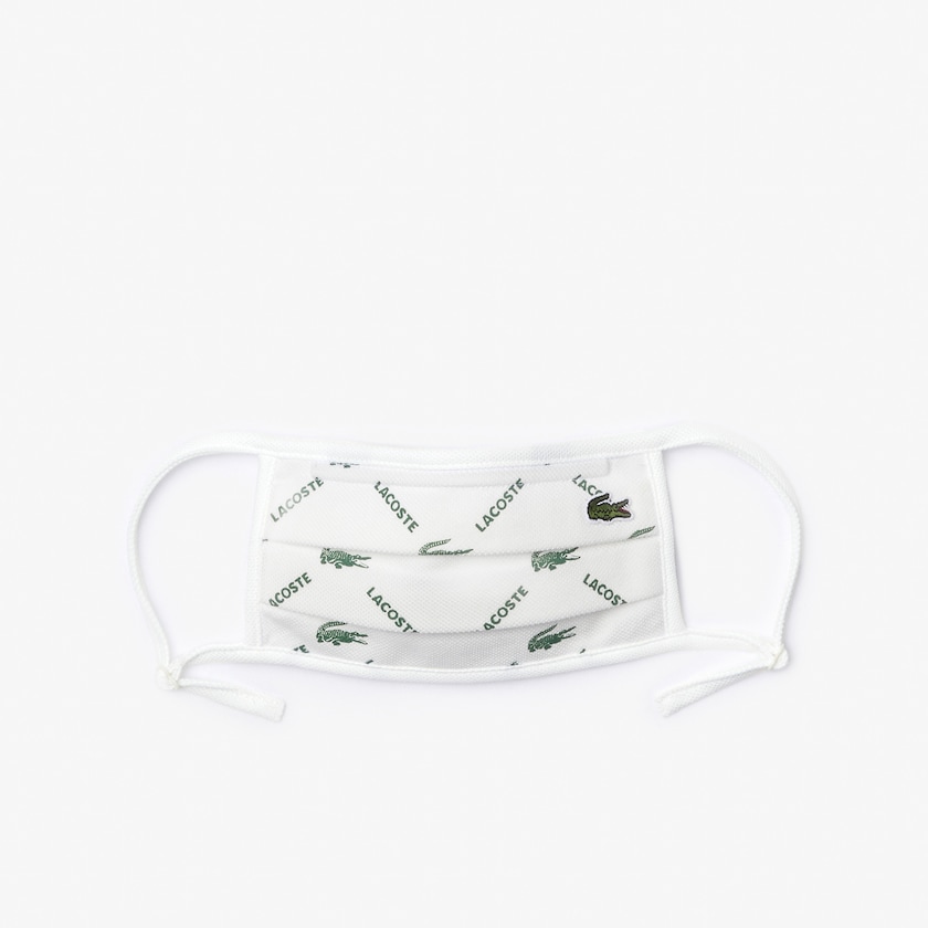 Mascarillas Lacoste L.12.12 Face Protection with Adjustable Straps Mujer Verdes Blancos | JH5-39263Q7