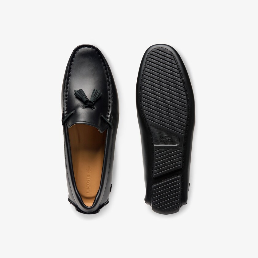 Mocasines Lacoste Dress Piloter Tassel Hombre Negros Marrom | BP0-95779E8