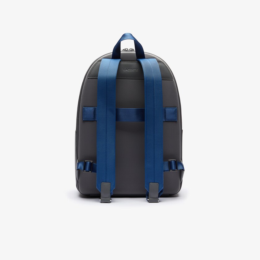 Mochilas Lacoste Hombre Grises Chantaco Colorblock Matte Stitched Cuero CR1-78777K4