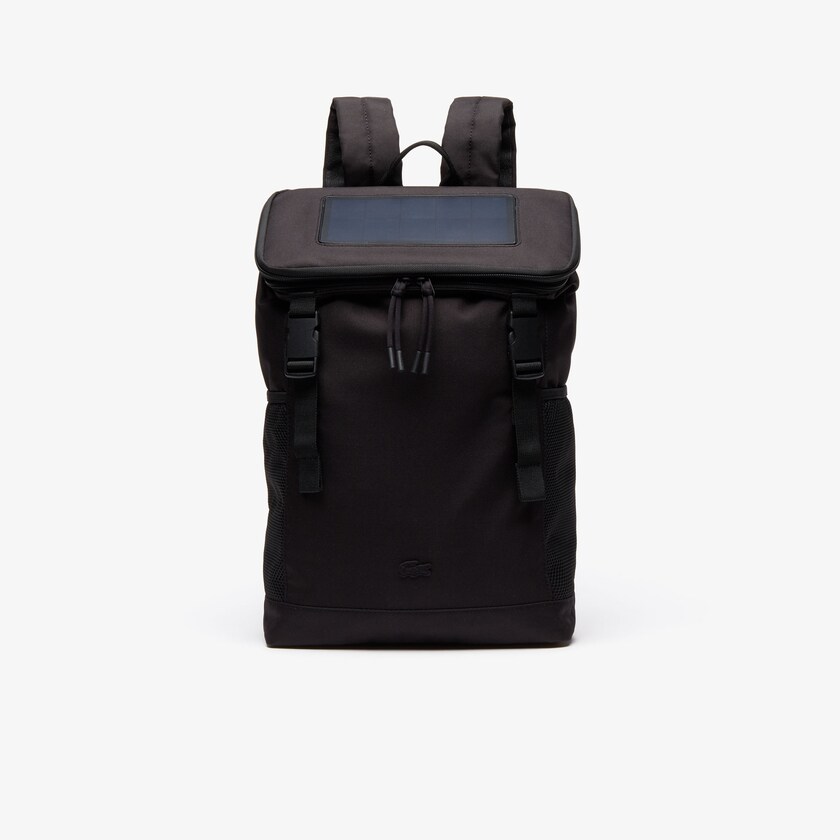 Mochilas Lacoste Hombre Negros Infini-T Solar Charger TU8-98889U1