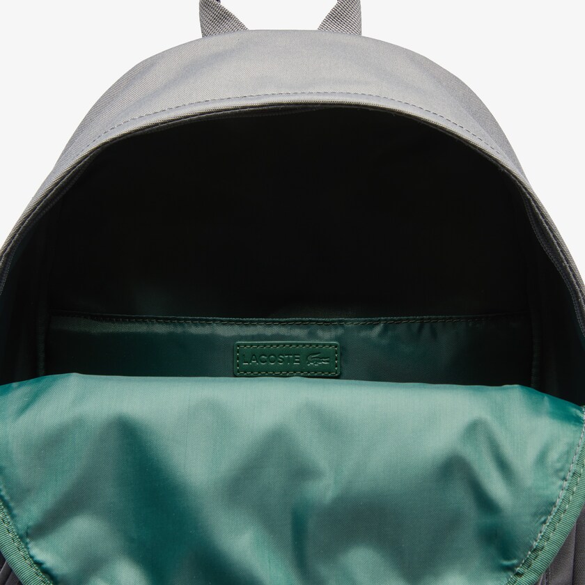 Mochilas Lacoste Hombre Grises Neocroc Branded Canvas KW4-10511G0