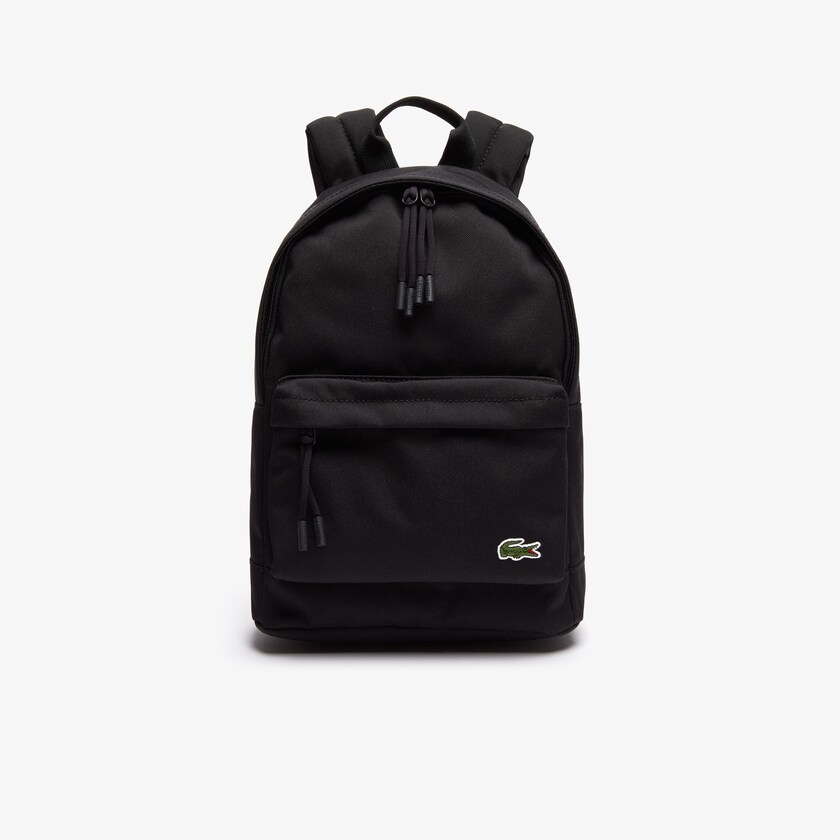 Mochilas Lacoste Hombre Negros Neocroc Small Canvas AO3-32443L8
