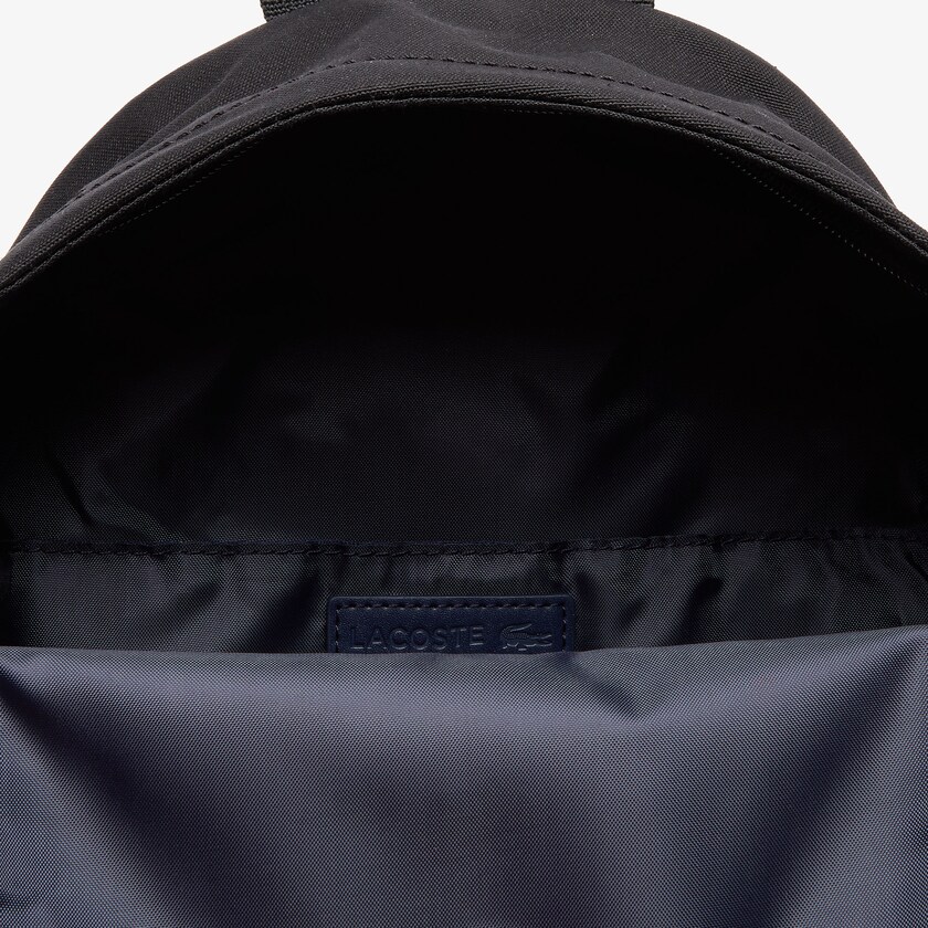 Mochilas Lacoste Hombre Negros Neocroc Small Canvas AO3-32443L8