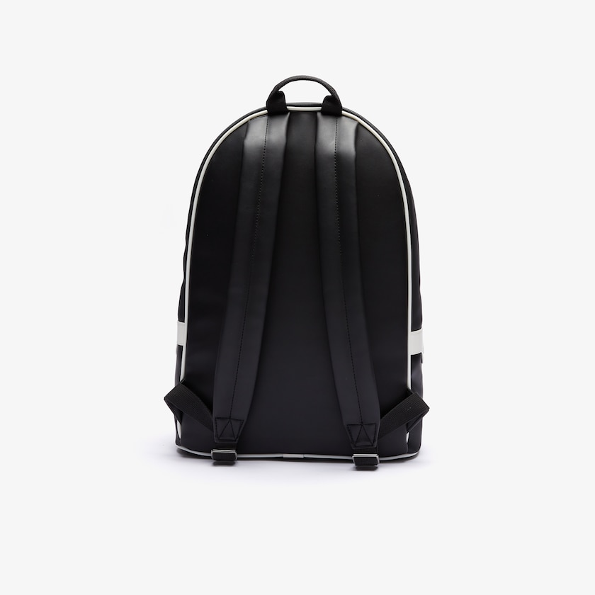 Mochilas Lacoste Hombre Negros Ultimum Coated Canvas KQ2-35283J3