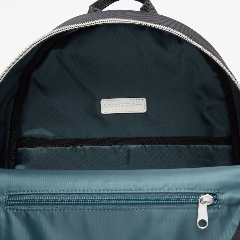 Mochilas Lacoste Hombre Negros Ultimum Coated Canvas KQ2-35283J3
