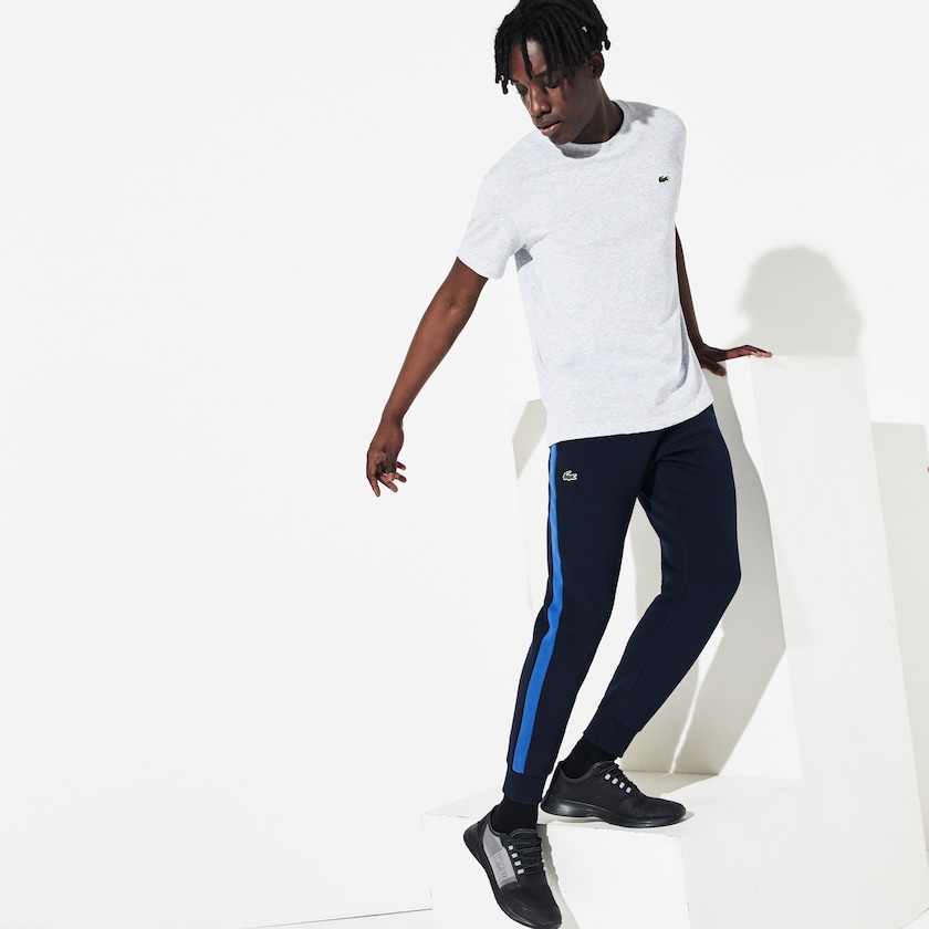Pantalon Deportivo Lacoste SPORT Colorblock Fleece Hombre Azul Marino Azules Azules Azul Marino Azules | VF4-96159D1