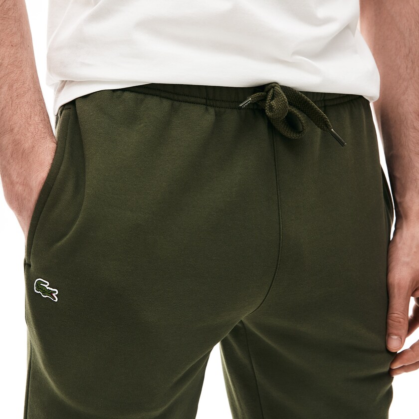 Pantalon Deportivo Lacoste SPORT Fleece Tennis Hombre Kaki Verdes | ZC5-95229T1