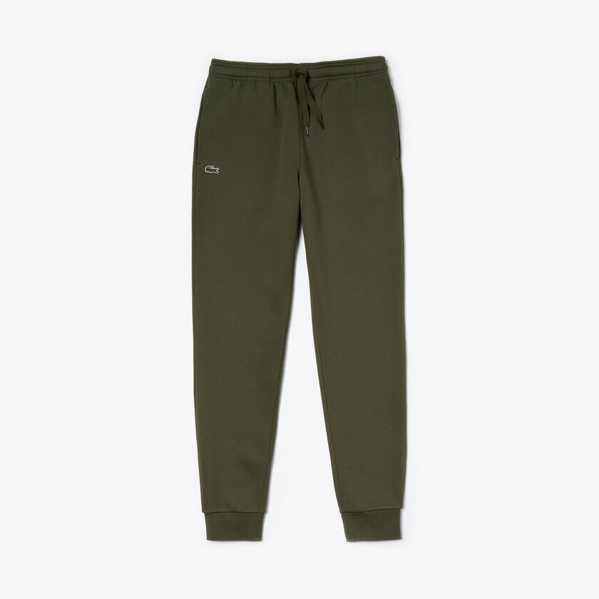 Pantalon Deportivo Lacoste SPORT Fleece Tennis Hombre Kaki Verdes | ZC5-95229T1