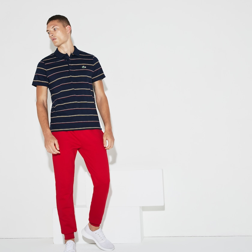 Pantalon Deportivo Lacoste SPORT Fleece Tennis Hombre Rojos | NJ3-89028K6