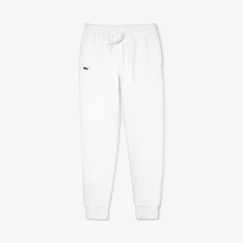 Pantalon Deportivo Lacoste SPORT Fleece Tennis Hombre Blancos | UW2-63596A2