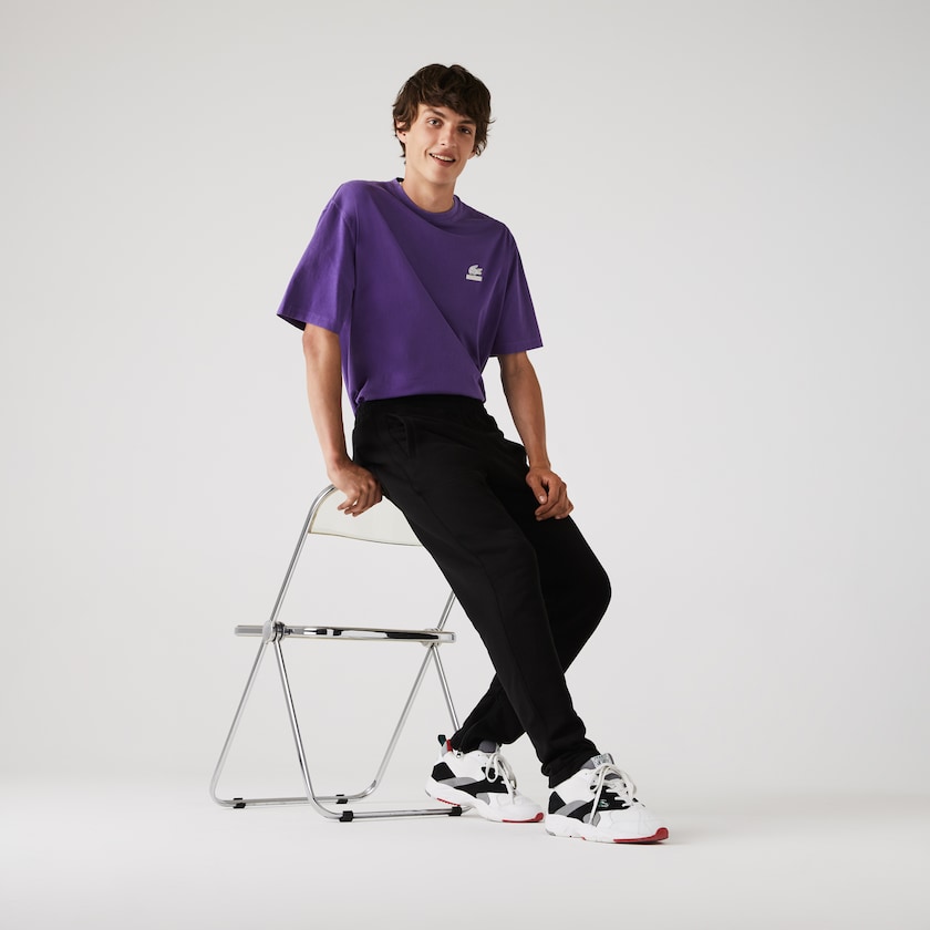 Pantalon Lacoste CONCEPTS Collaboration Track Hombre Negros | UQ7-55025V8