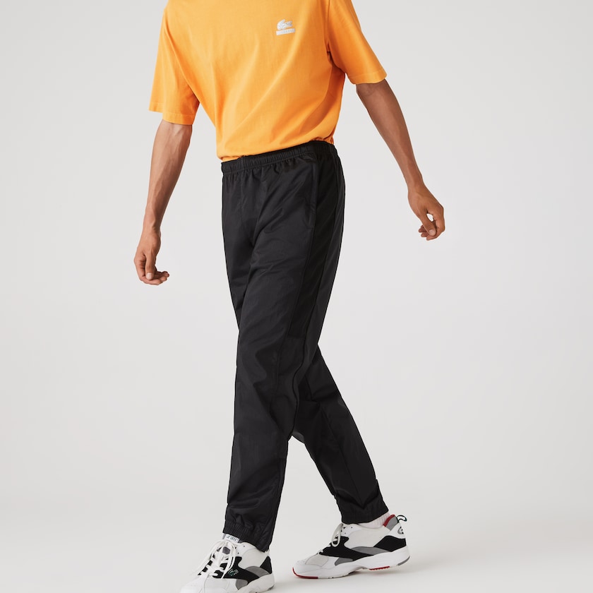 Pantalon Lacoste CONCEPTS Collaboration Lightweight Track Hombre Negros | UT9-89748H6