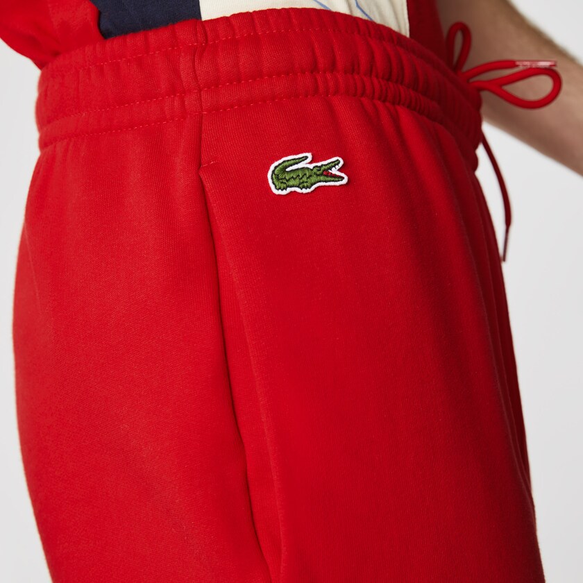 Pantalon Lacoste Colorblock Fleece Track Hombre Rojos Beige Azul Marino Azules | OH1-13551W2