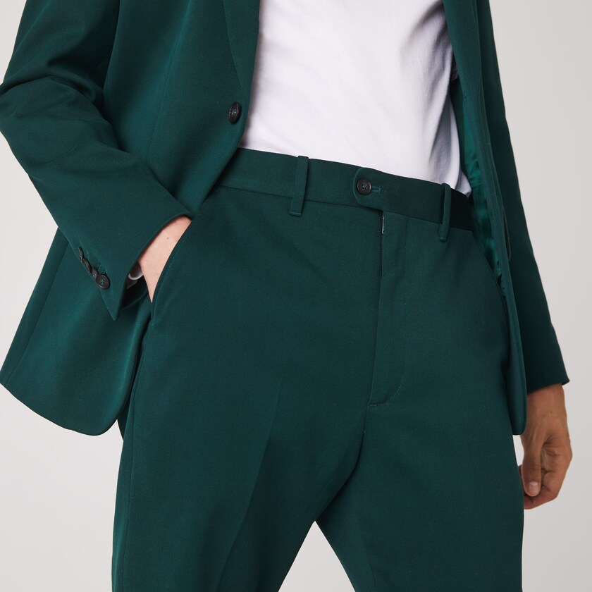 Pantalon Lacoste LIVE Standard Fit Cotton Canvas Suit Hombre Verdes | ZM3-10331P9