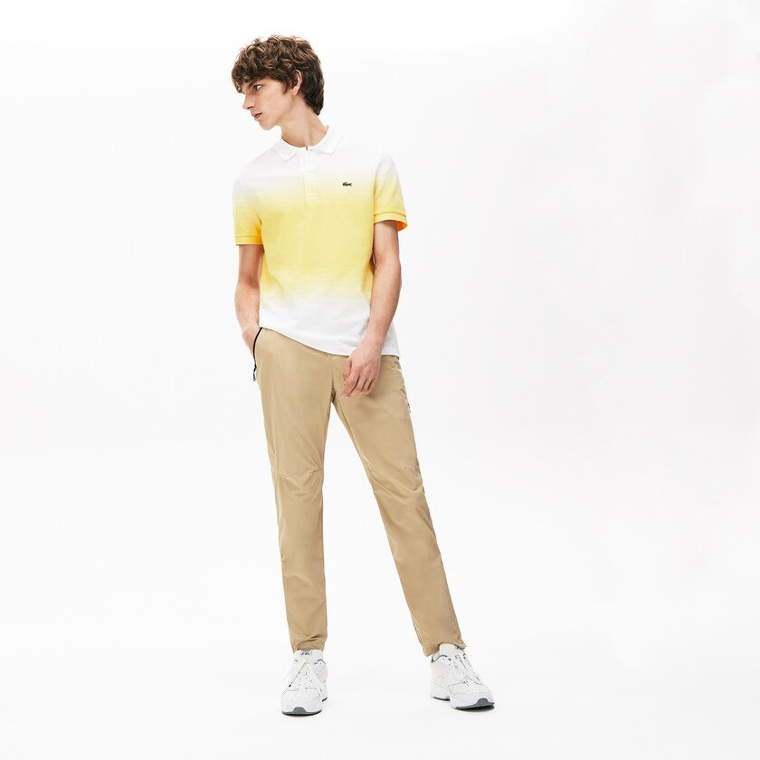 Pantalon Lacoste Motion Ergonomic Hombre Beige | EQ9-38403U4