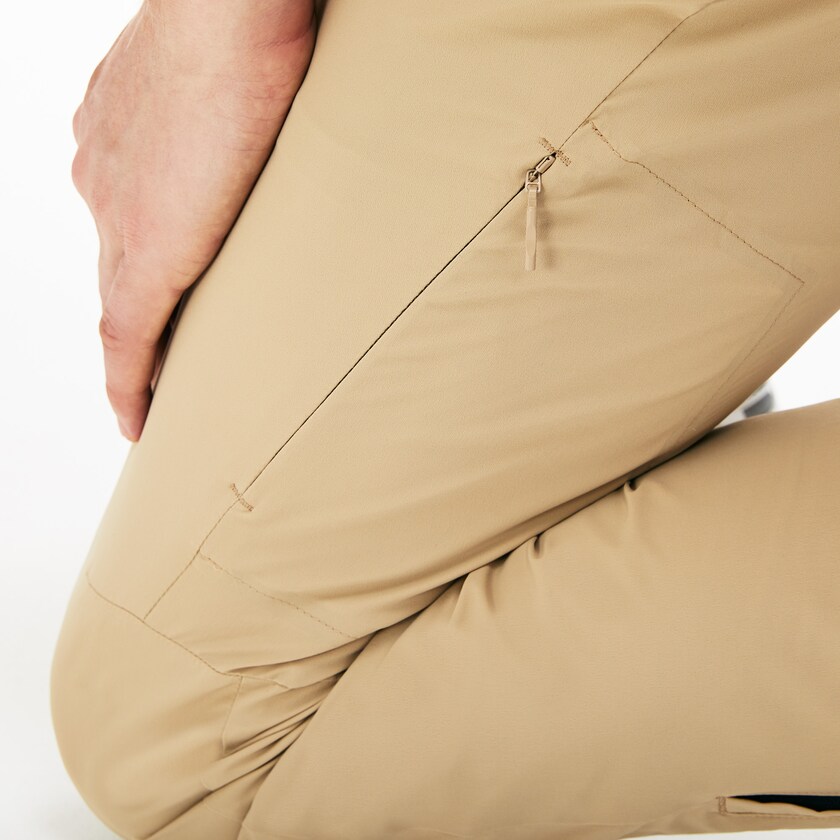 Pantalon Lacoste Motion Ergonomic Hombre Beige | EQ9-38403U4
