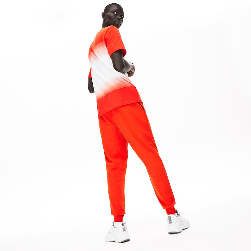 Pantalon Lacoste Motion French Terry Track Hombre Rojos | KG3-40604T4
