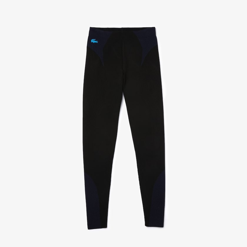 Pantalon Lacoste SPORT Ergonomic Knit Leggings Mujer Negros Azul Marino Azules | NW5-13431O1