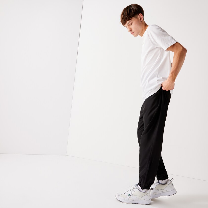 Pantalon Lacoste SPORT Performance Side Zip Track Hombre Negros | SE0-05500M3