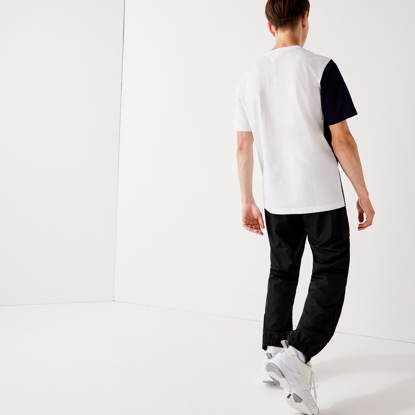 Pantalon Lacoste SPORT Performance Side Zip Track Hombre Negros | SE0-05500M3