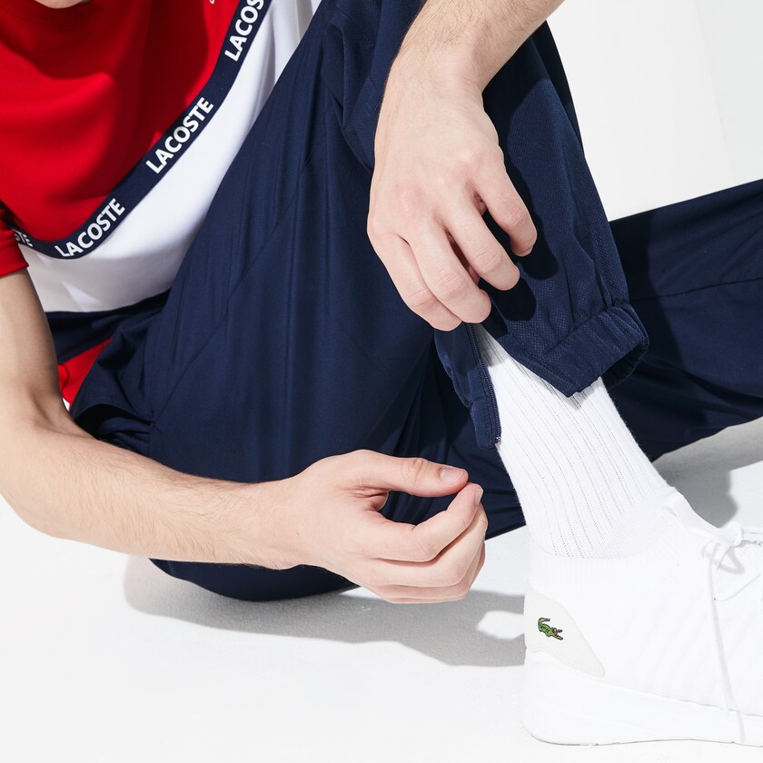 Pantalon Lacoste SPORT Performance Side Zip Track Hombre Azul Marino Azules | WH7-07680M2