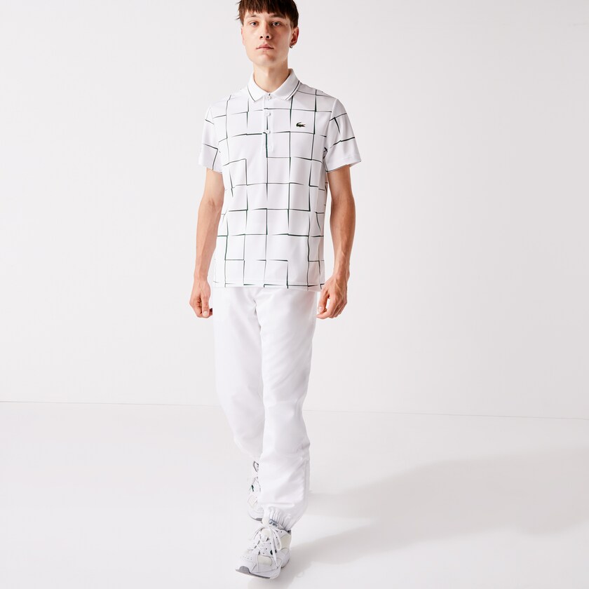 Pantalon Lacoste SPORT Performance Side Zip Track Hombre Blancos | UO1-86408O5